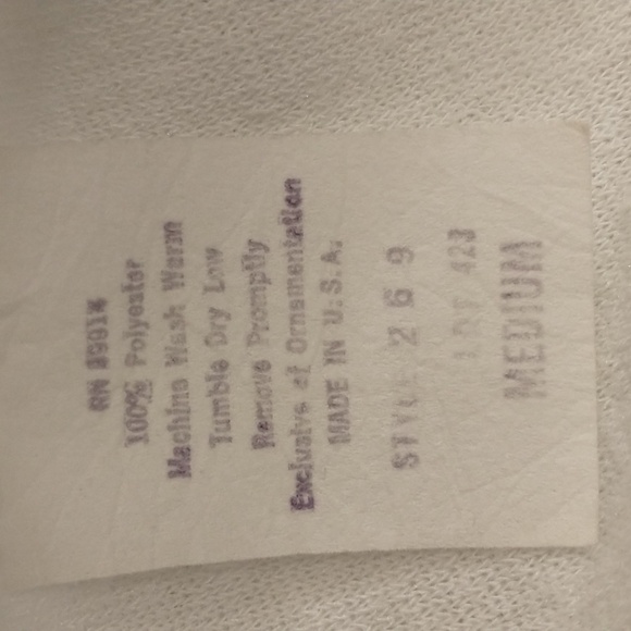 Vintage 70s Soft Terry Robe Long Wrap Authentic Seventies White w Cerulean Blue - Picture 8 of 11